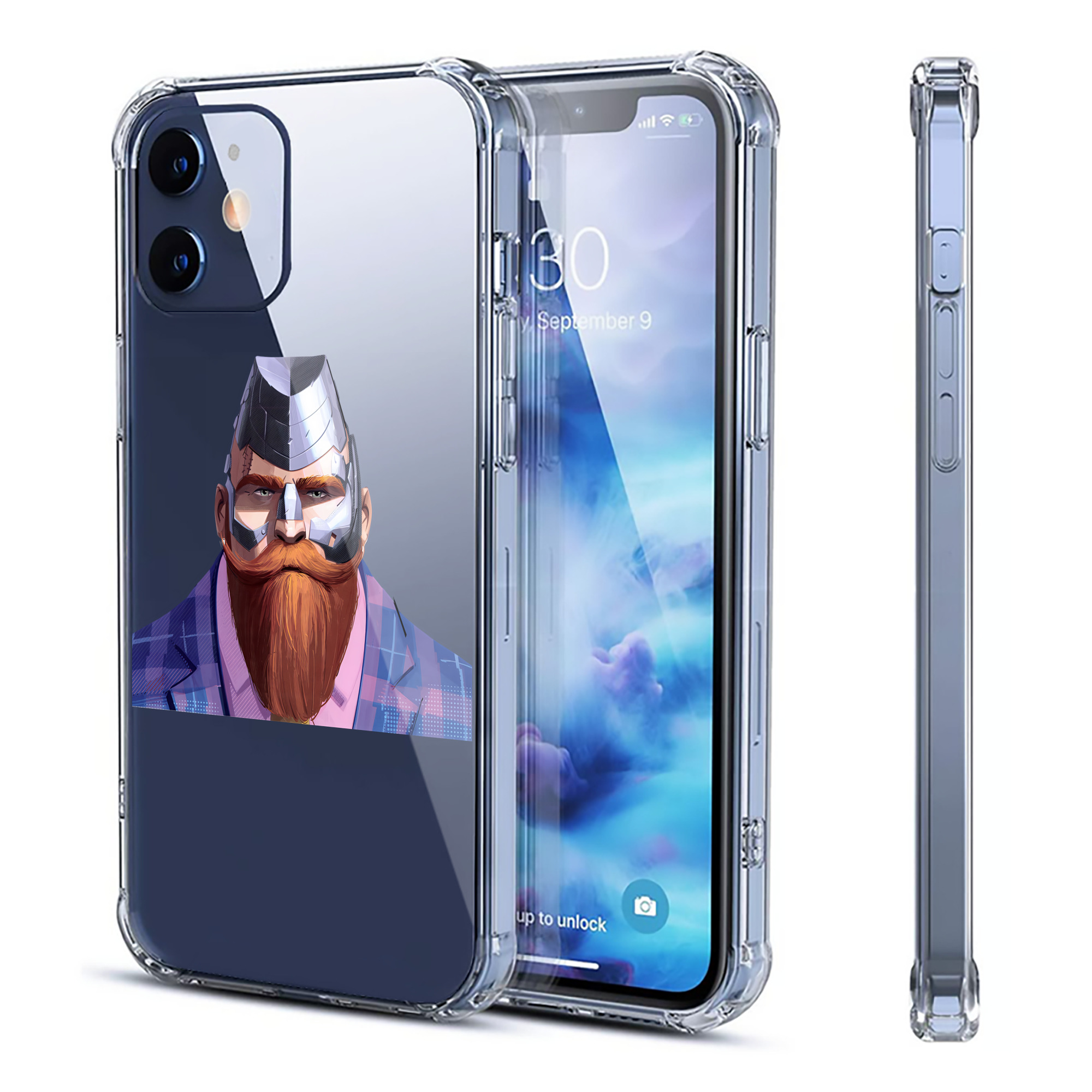 （画像用） Spider Man スパイダーマン 【iPhone 12シリーズ対応】透明スマホケース（クリアソフトケース）